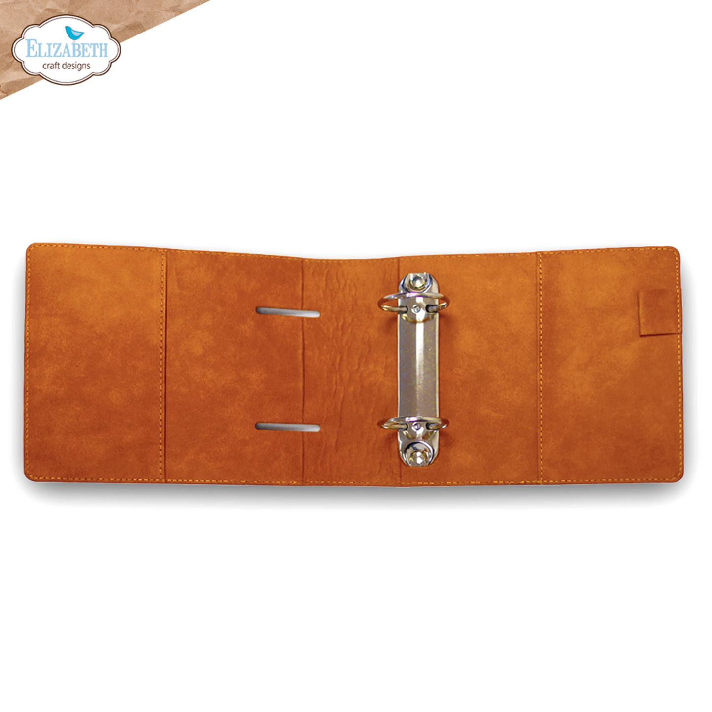 Elizabeth Craft Designs Rest & Relaxation Memory Binder Square Page Rusty Brown by Everyday Memories