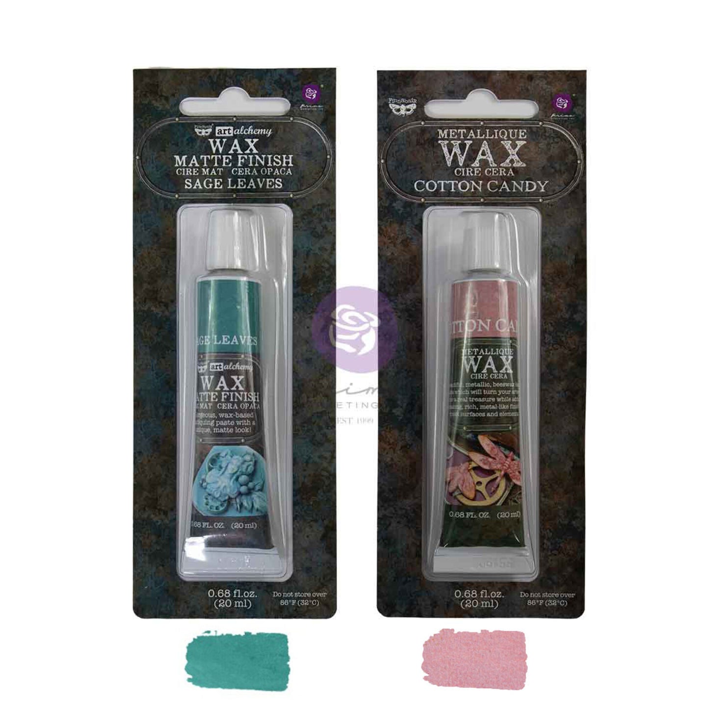 Prima Marketing Finnabair Limited Edition Metallique + Matte Wax Set Orchard (2x20ml)