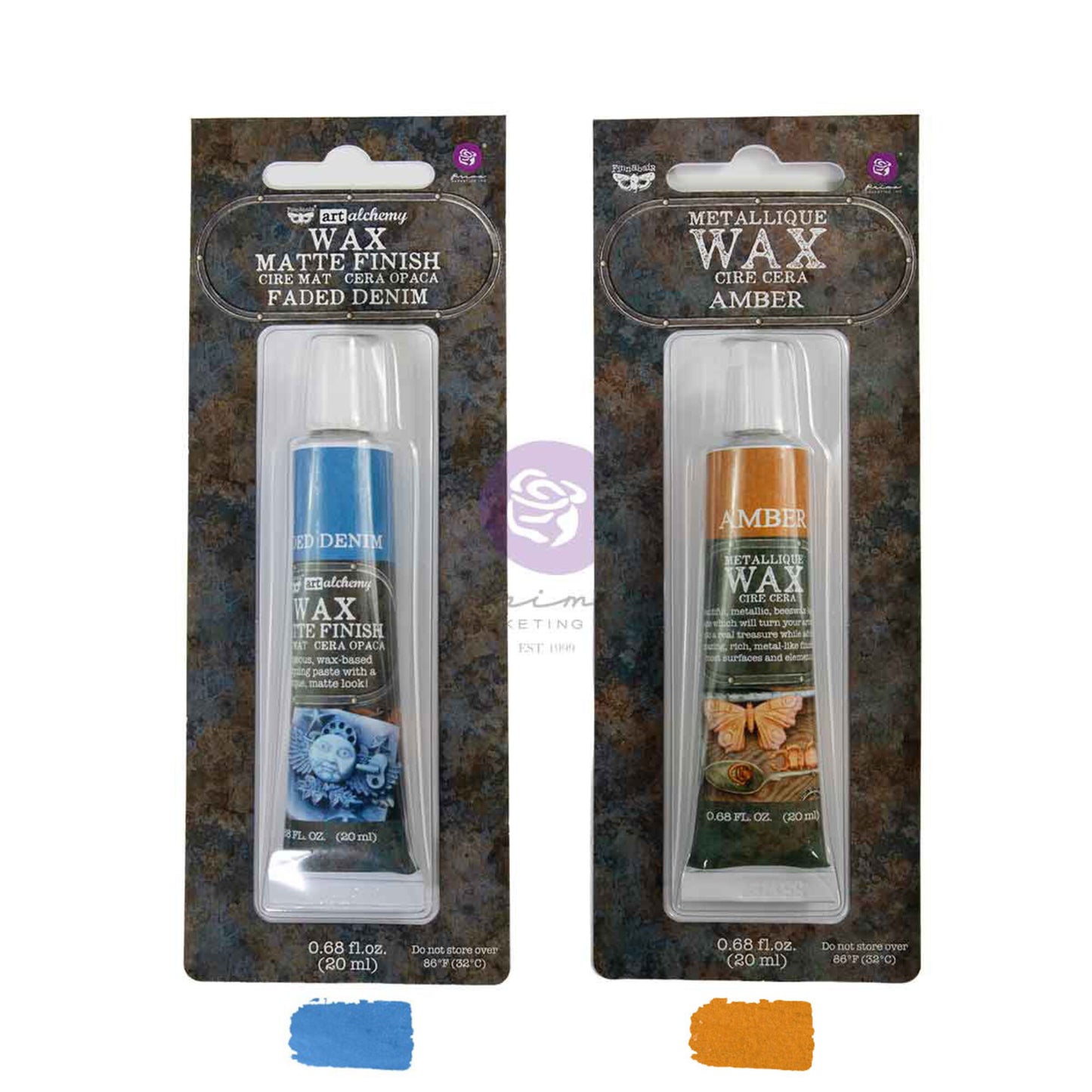 Prima Marketing Finnabair Limited Edition Metallique + Matte Wax Set Visions (2x20ml)
