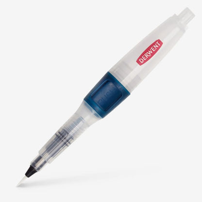 Derwent Push Button Waterbrush - Round Fine Tip