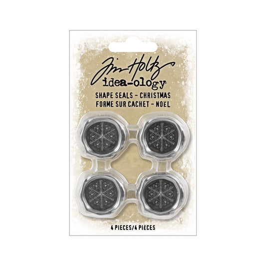 Idea-Ology Tim Holtz Idea-Ology Metal Shape Seals 4/Pkg