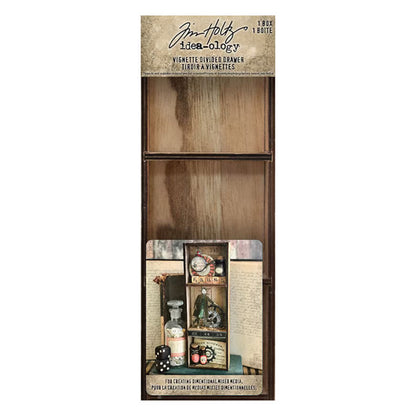 Idea-ology Tim Holtz Vignette Divided Drawer
