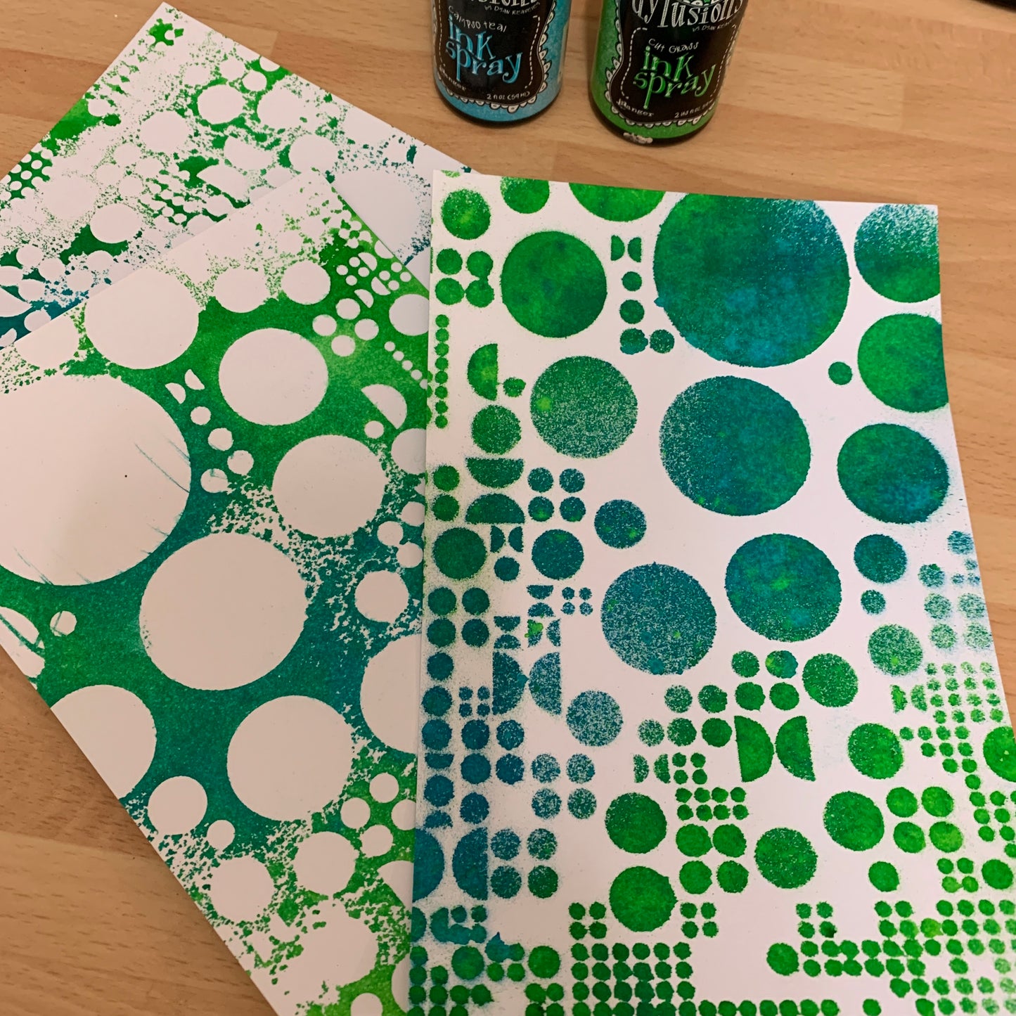 #87 - A4 Stencil - Totally Dotty