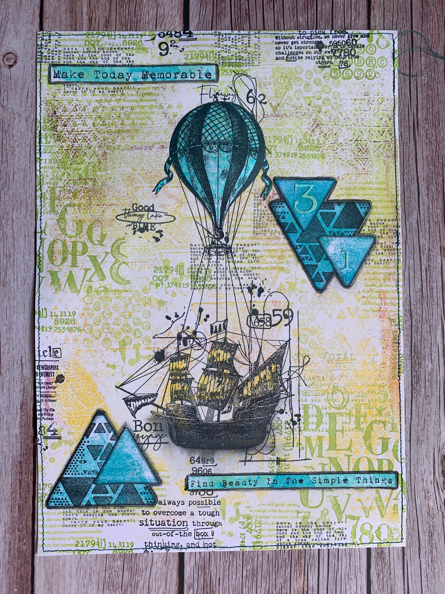 TP-336 - A6 Clear Stamp Set - Bold Alphas