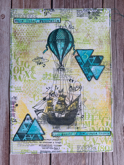 TP-336 - A6 Clear Stamp Set - Bold Alphas