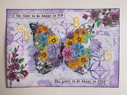 TP-324 - A5 Clear Stamp Set - Blooming Beauty