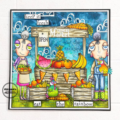 #1031 - A7 Stamp Set - Farmer Dee