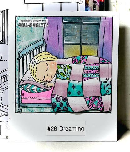#519 - A6 Clear Stamp Set - Sweet Dreams