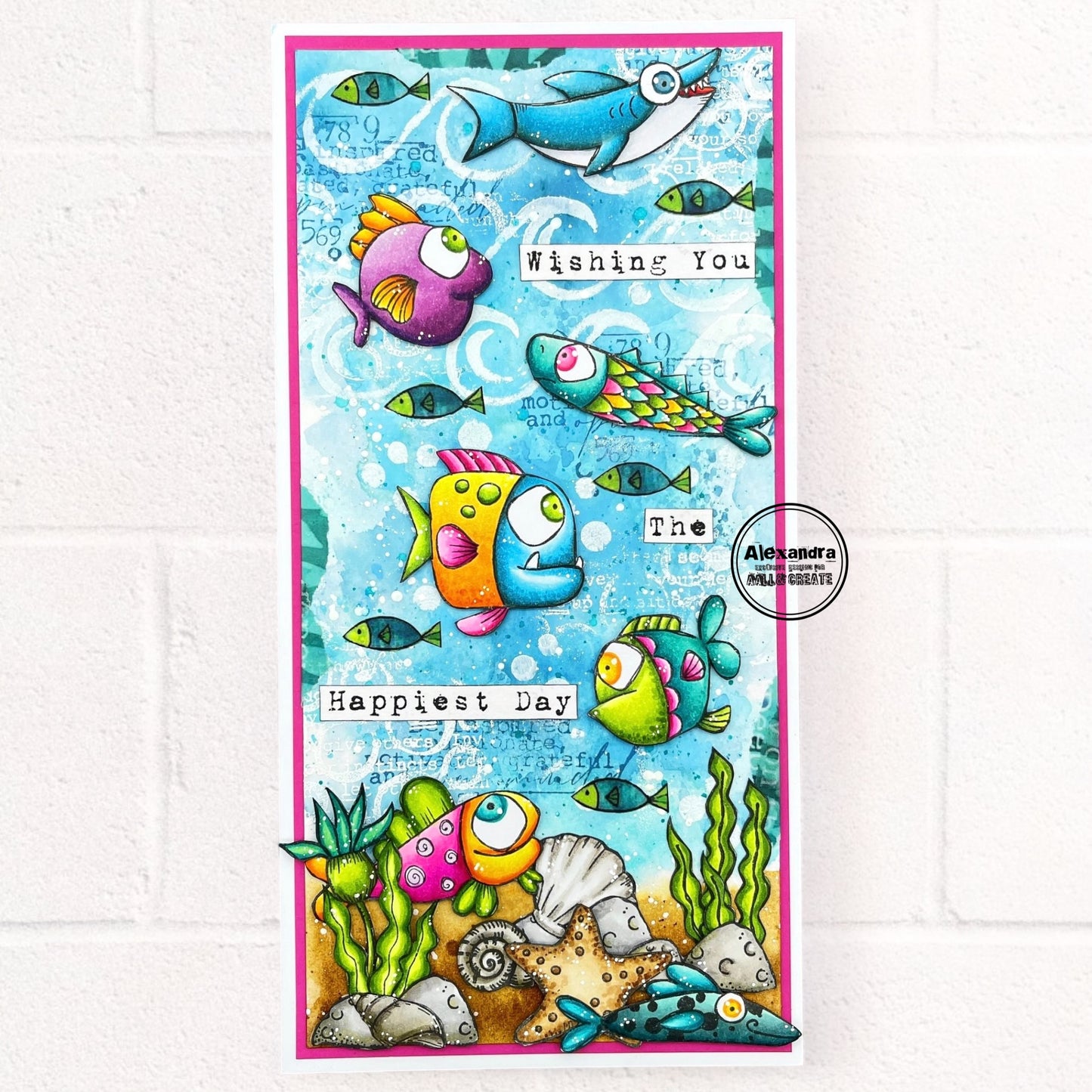 TP-859 - A6 Clear Stamp Set - Ocean Floor