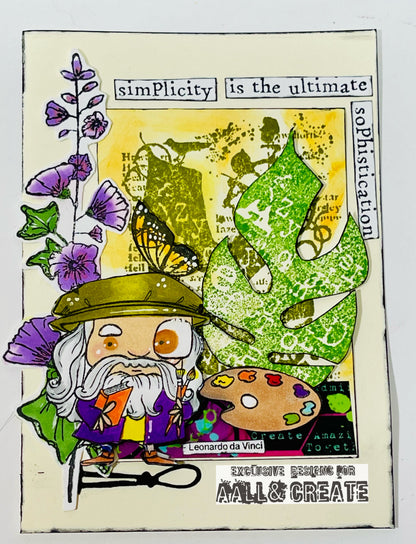 TP-970 - A7 Stamp Set - Leonardo Da Vinci