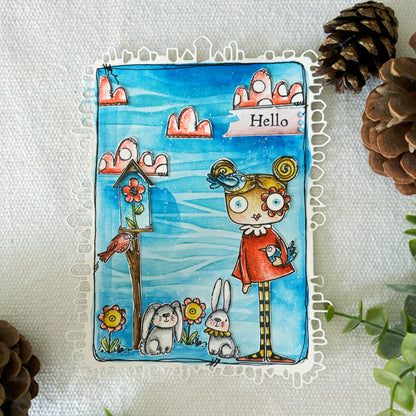 #1131 - A7 Stamp Set - Birds Of A Feather