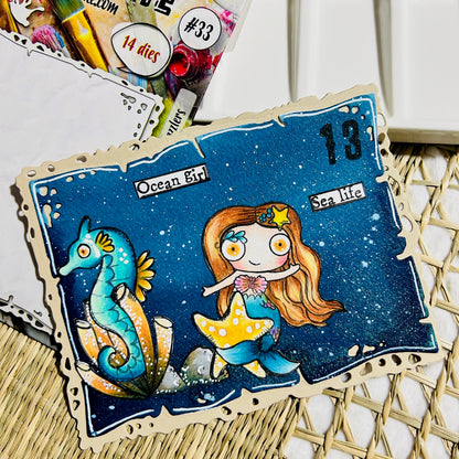 TP-859 - A6 Clear Stamp Set - Ocean Floor