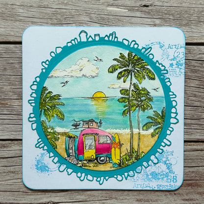 #1183 - A6 Stamp Set - Caravan Palmeraie