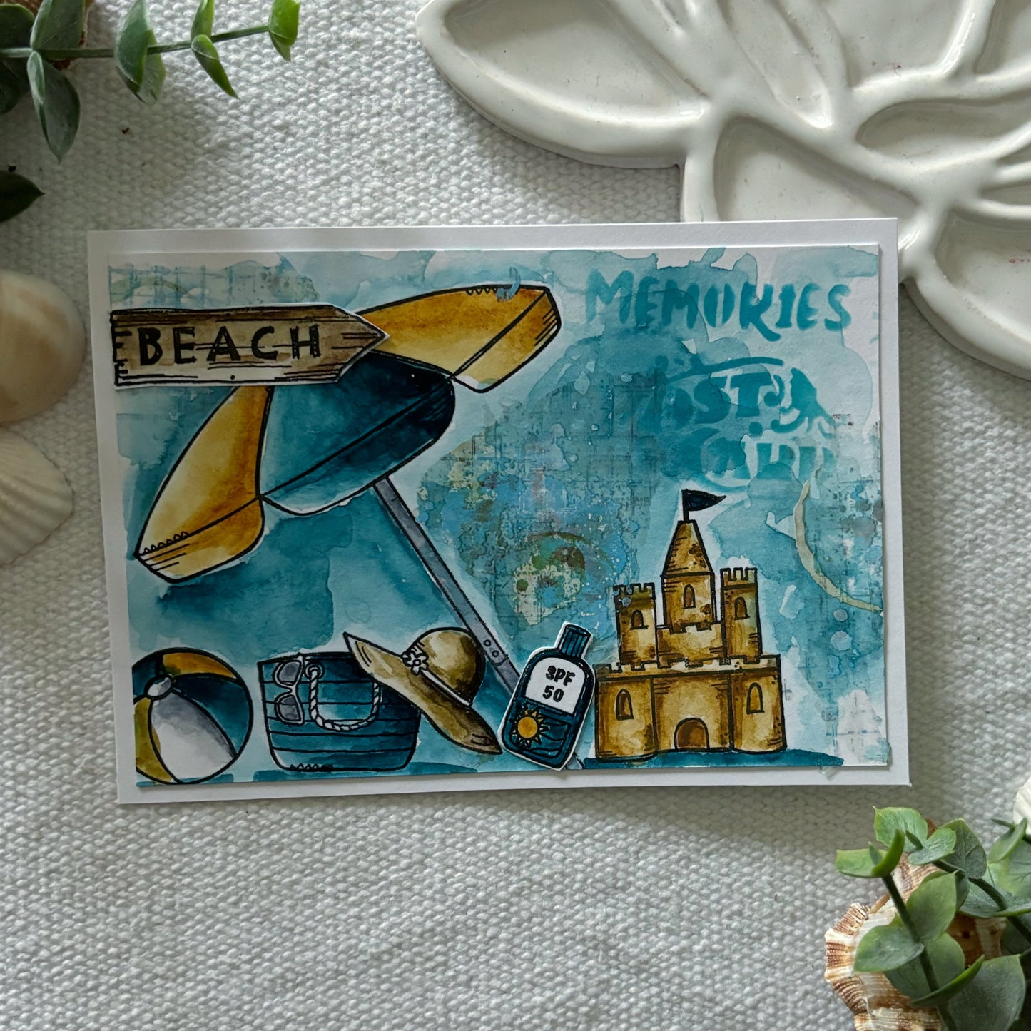 #860 - A6 Clear Stamp Set - Beachfront