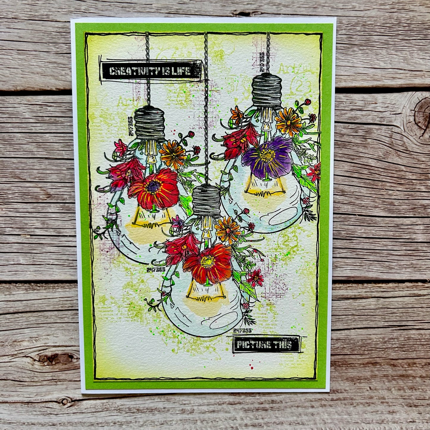 #1188 - A6 Stamp Set - Earthy Bulbers