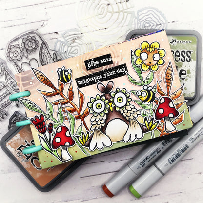 #658 - A6 Clear Stamp Set - Have A Hoot