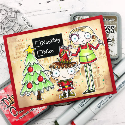 TP-741 - A7 Clear Stamp Set - Lil Elf
