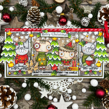 TP-741 - A7 Clear Stamp Set - Lil Elf