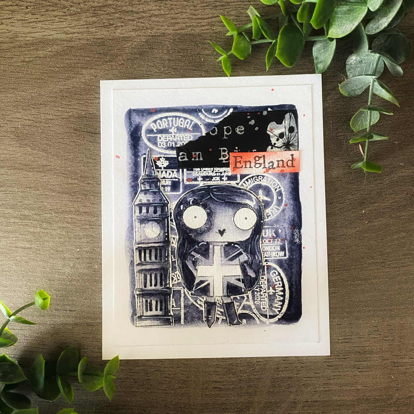 TP-895 - A7 Clear Stamp Set - Passport Stamps
