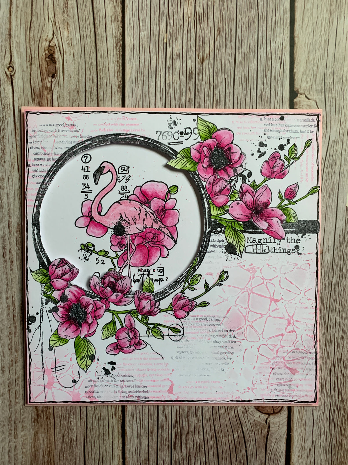 TP-391 - A5 Clear Stamp Set - Orchid Cluster