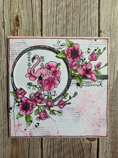 TP-391 - A5 Clear Stamp Set - Orchid Cluster
