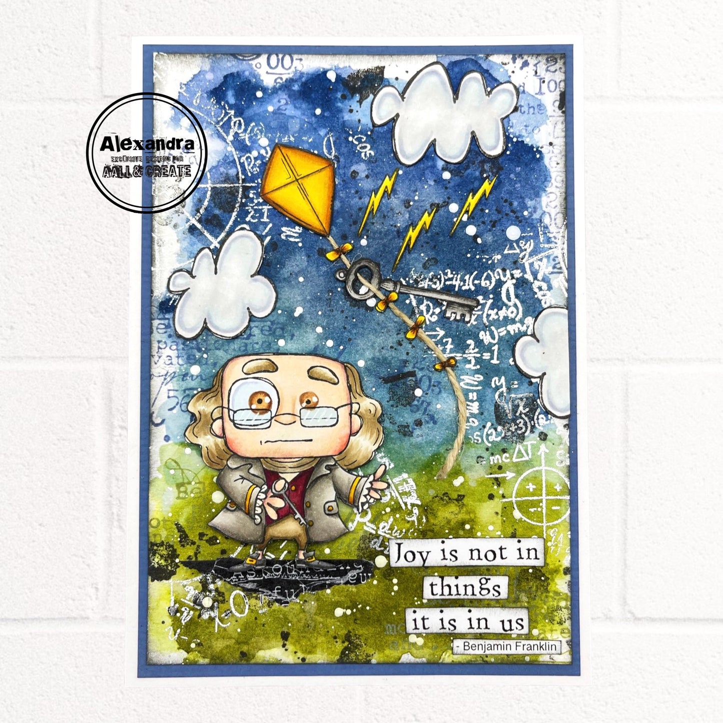 #969 - A7 Stamp Set - Benjamin Franklin