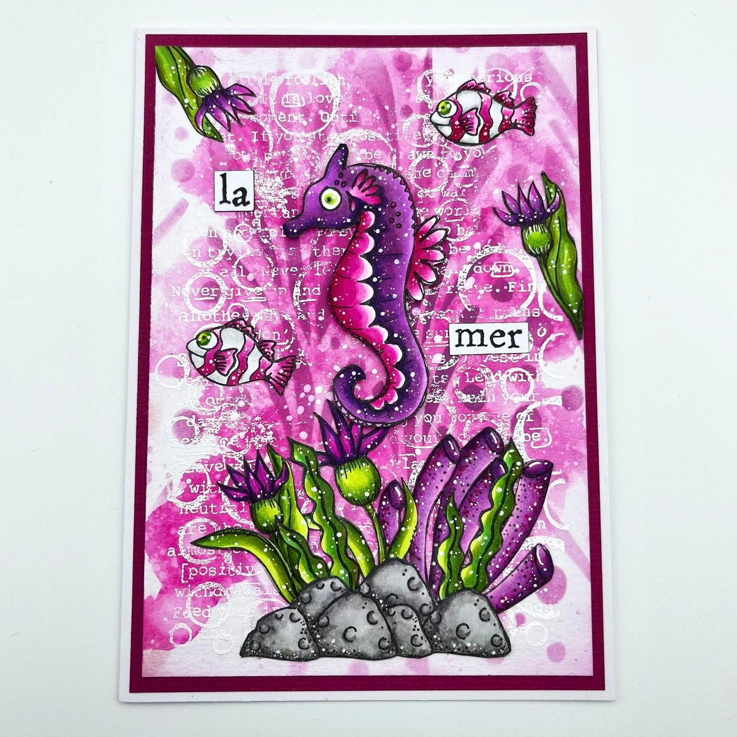 TP-859 - A6 Clear Stamp Set - Ocean Floor