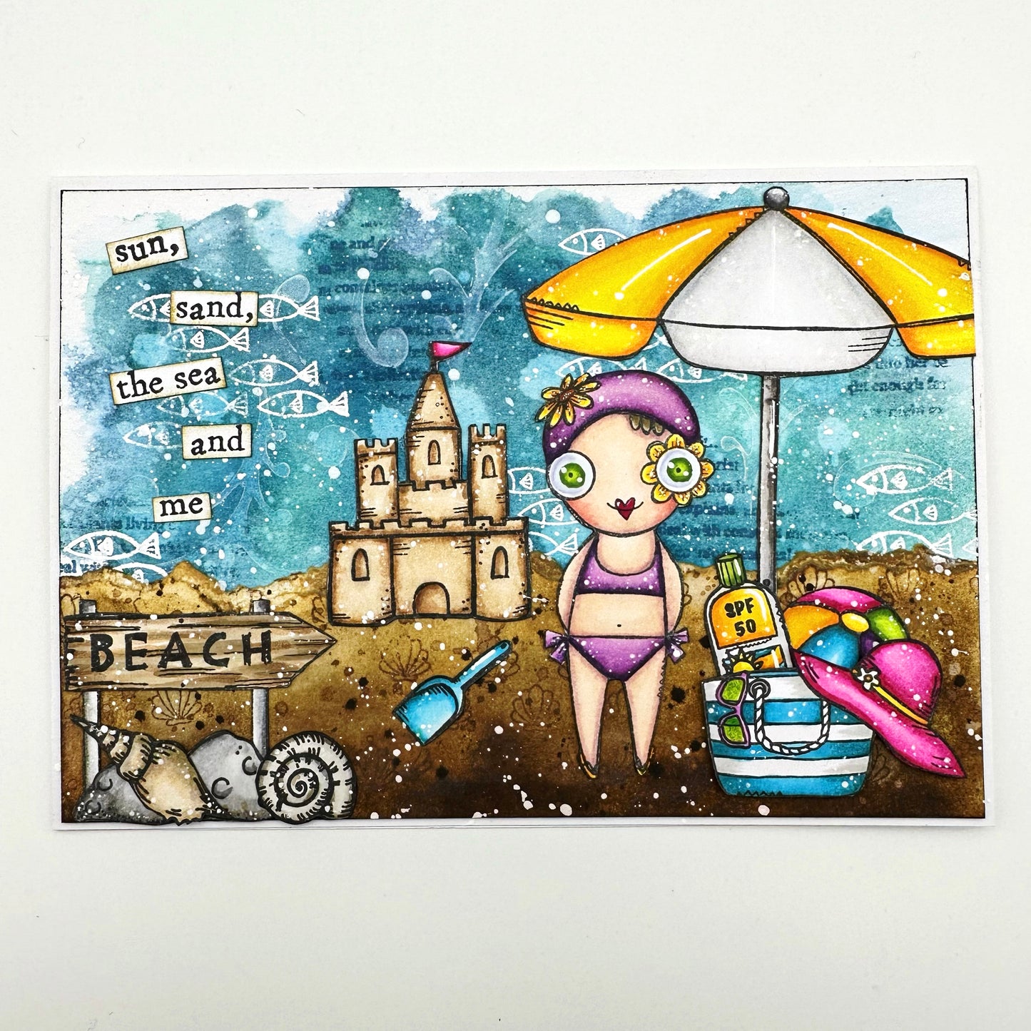 #860 - A6 Clear Stamp Set - Beachfront