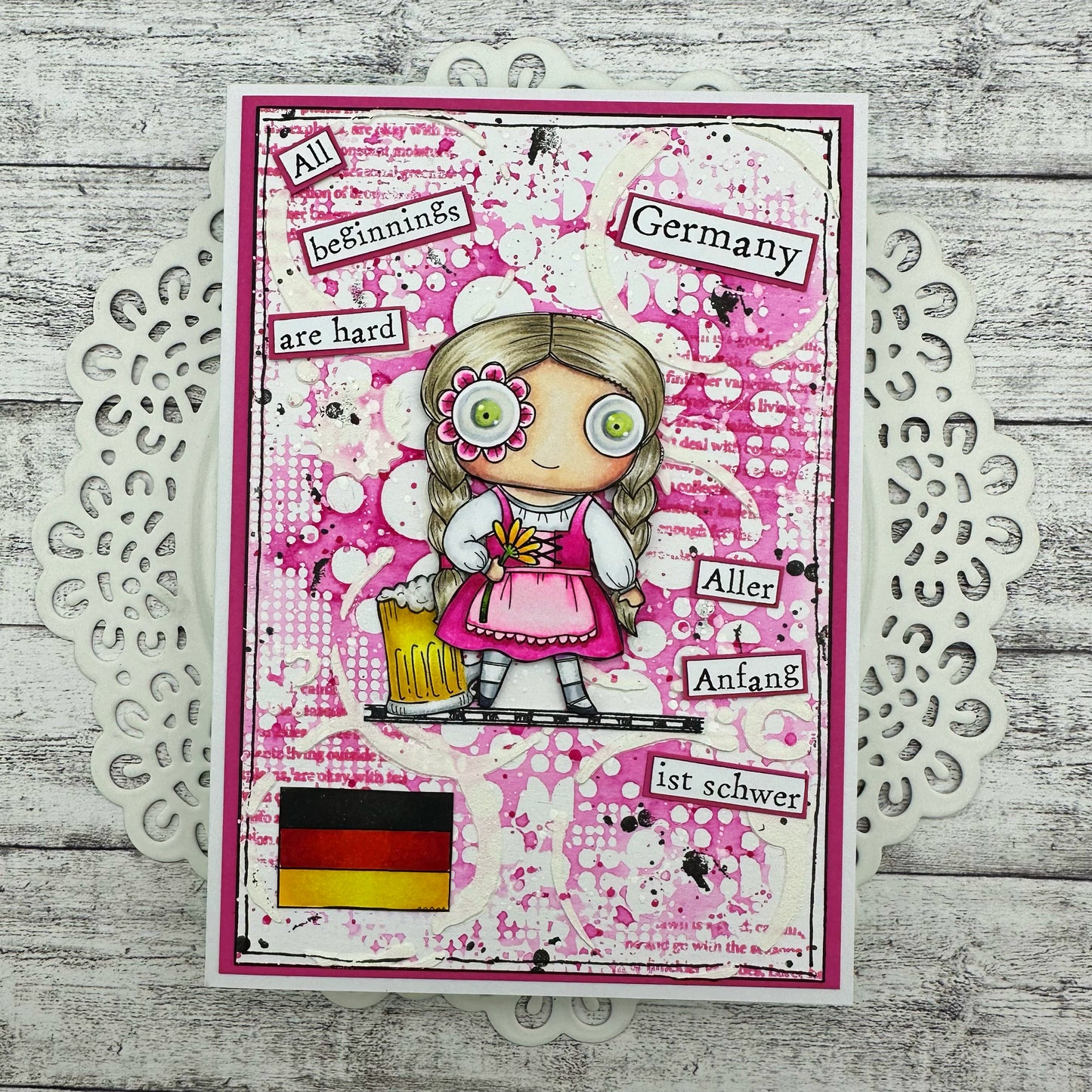#87 - A4 Stencil - Totally Dotty