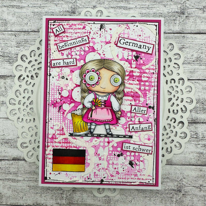 #87 - A4 Stencil - Totally Dotty