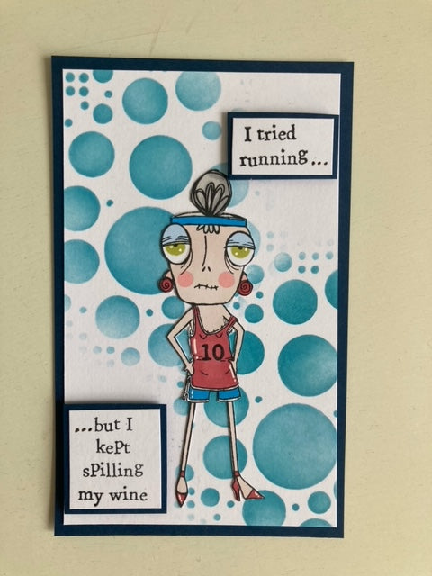 #87 - A4 Stencil - Totally Dotty