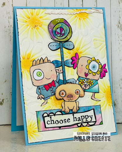 #931 - A7 Stamp Set - Mr & Mrs