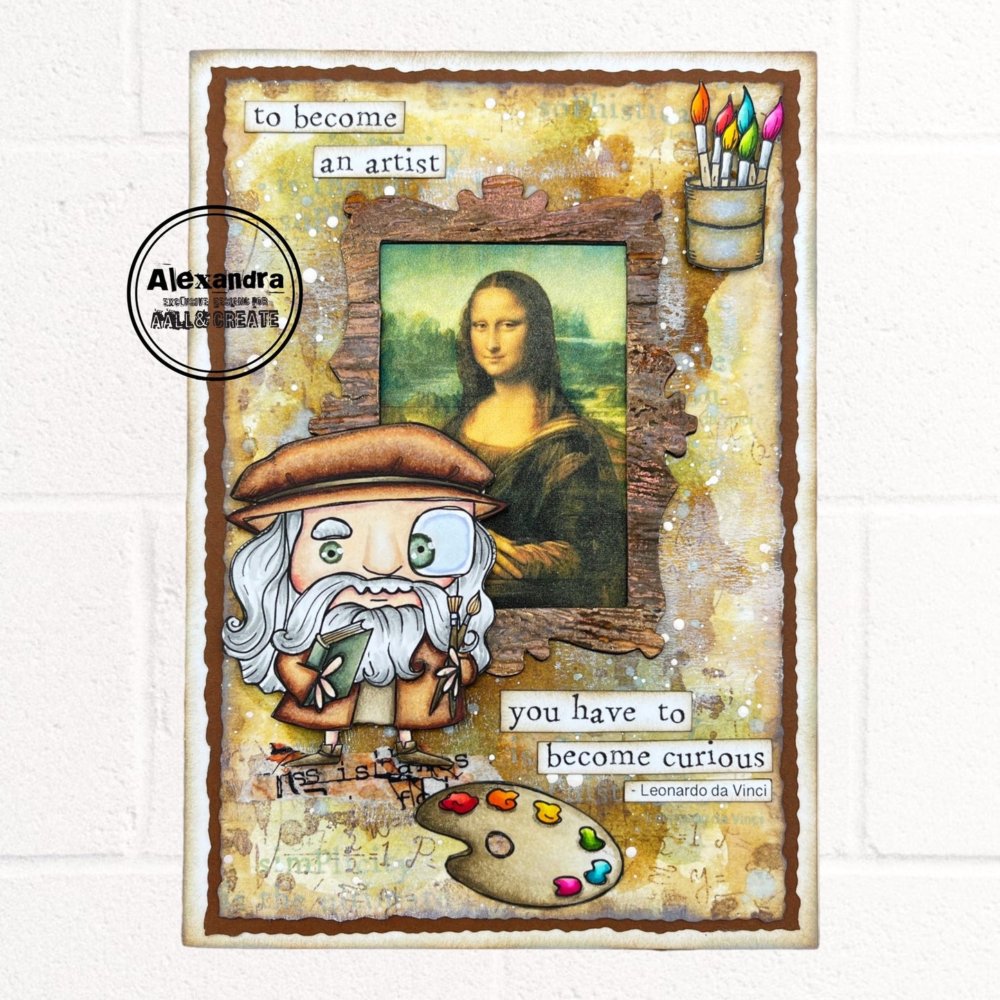 TP-970 - A7 Stamp Set - Leonardo Da Vinci