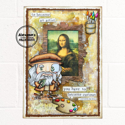 TP-970 - A7 Stamp Set - Leonardo Da Vinci