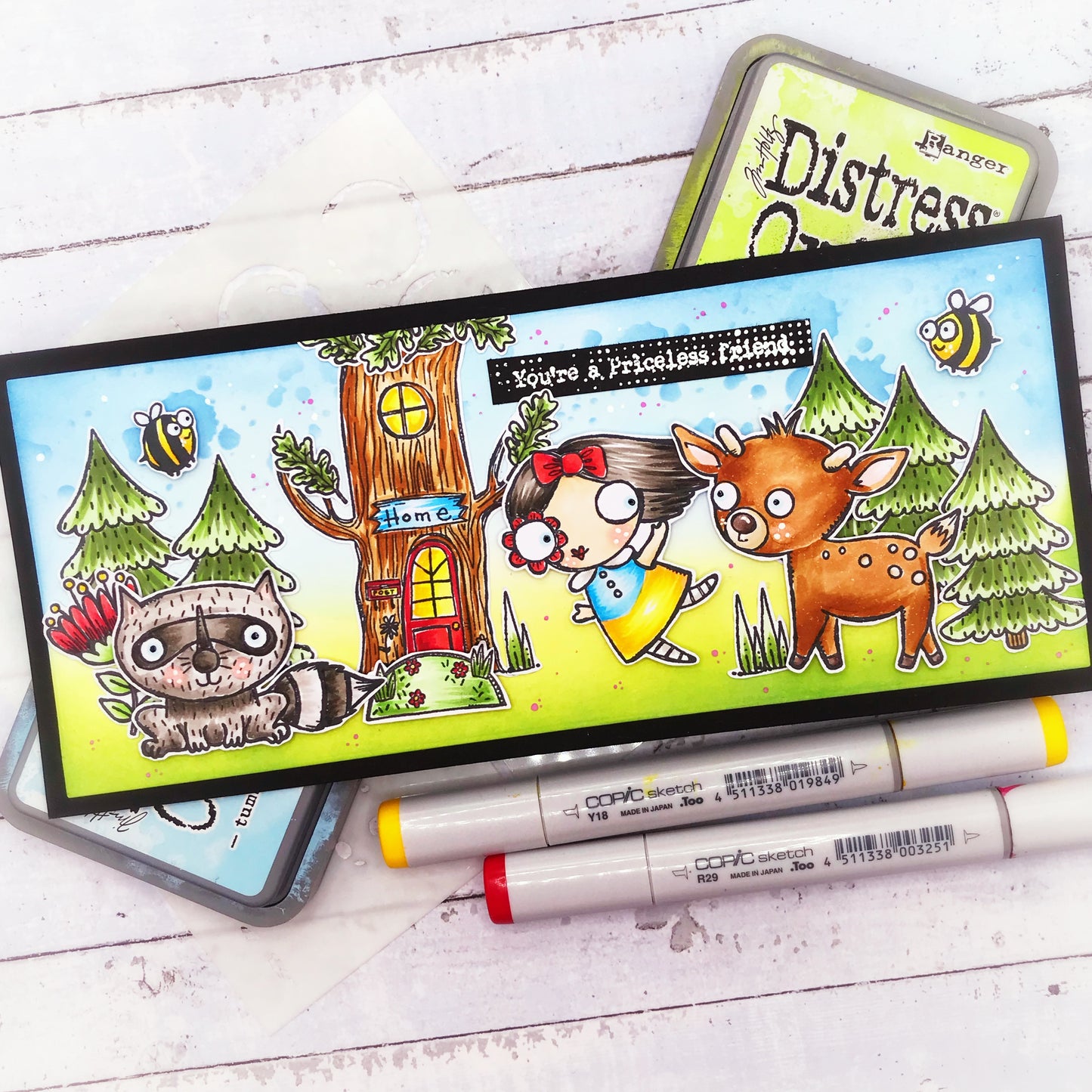 #656 - A7 Clear Stamp Set - Go Wild