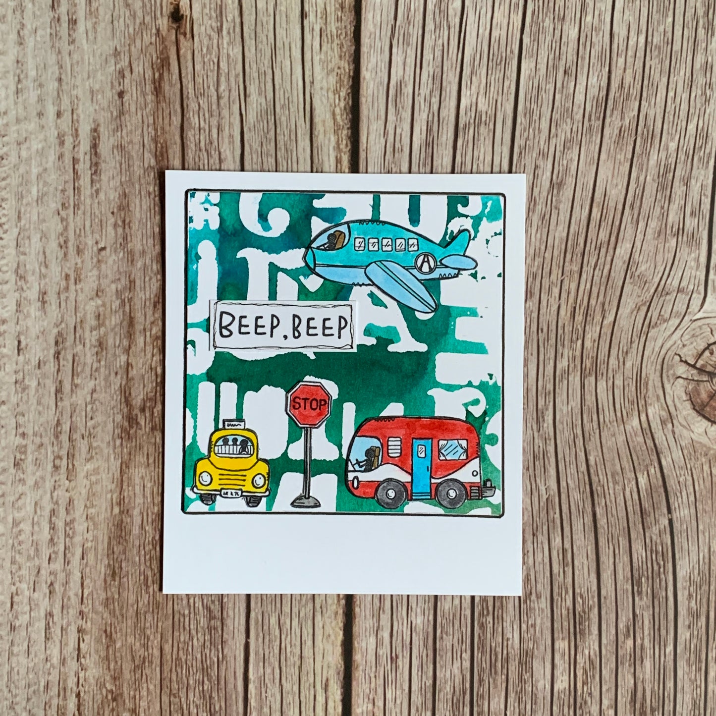 TP-578 - A6 Clear Stamp Set - Transportation