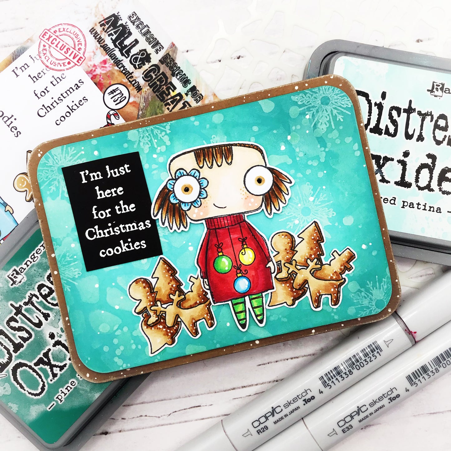 #739 - A7 Clear Stamp Set - Christmas Goodies