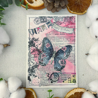 #1171 - A7 Stamp Set - Floral Flyer