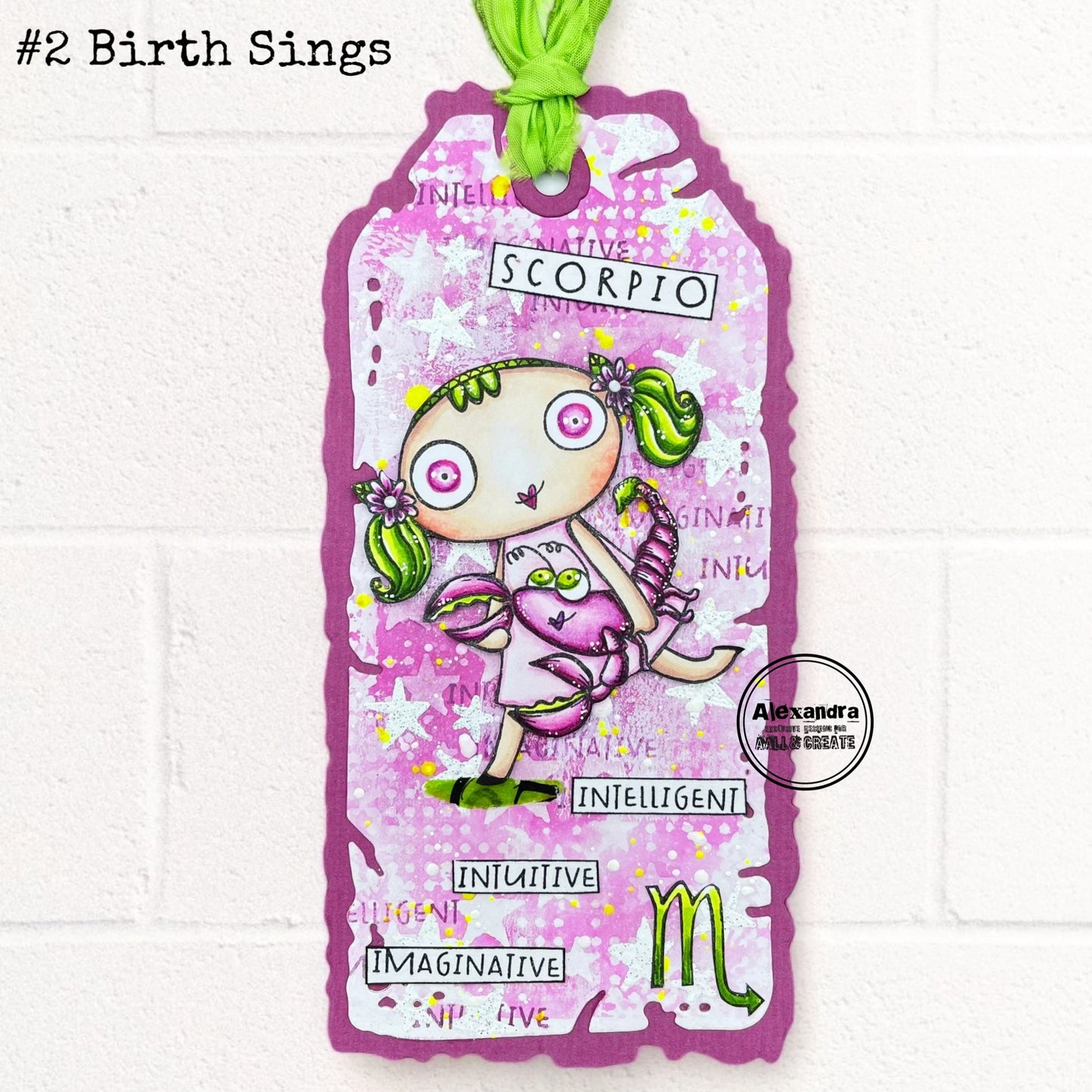 #590 - A7 Clear Stamp Set - Scorpio