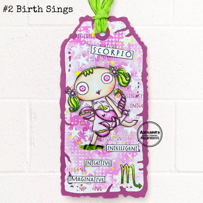 #590 - A7 Clear Stamp Set - Scorpio
