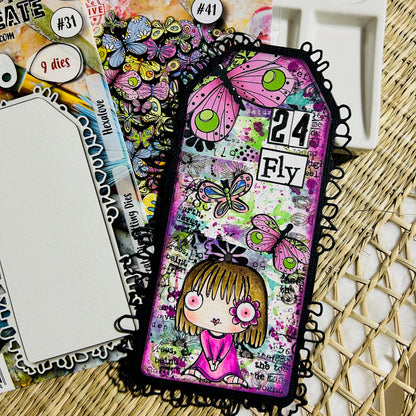 #419 - A7 Clear Stamp Set - Moonlight