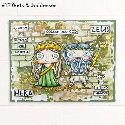 #728 - A7 Clear Stamp Set - Zeus