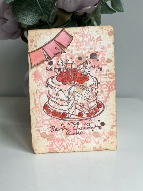 TP-1140 - A7 Stamp Set - Black Forest Hello