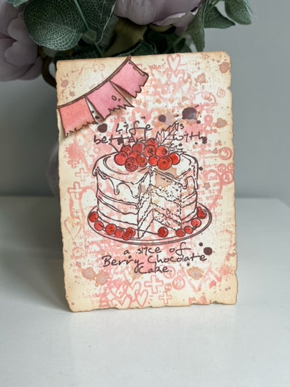 TP-1140 - A7 Stamp Set - Black Forest Hello