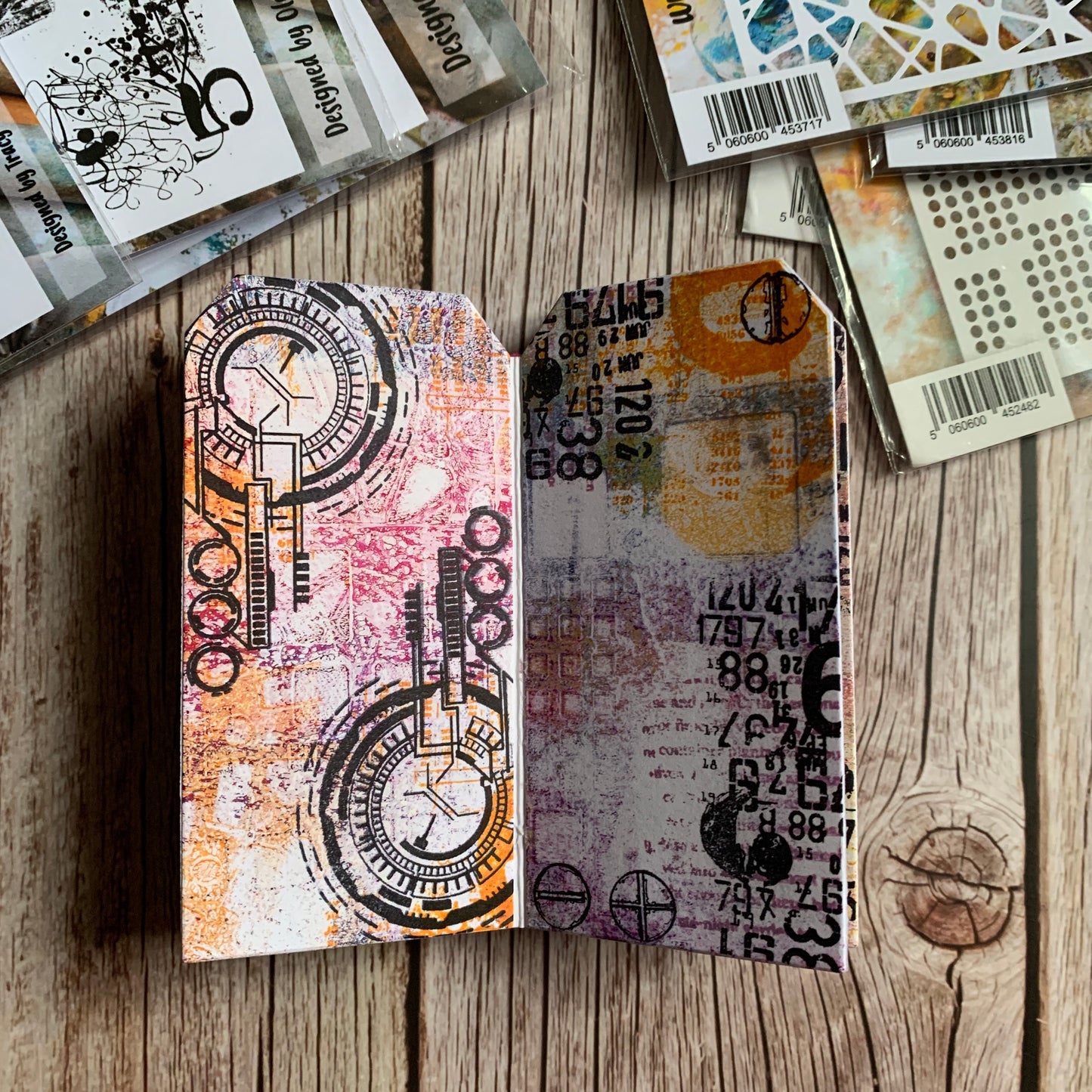 TP-372 - A6 Clear Stamp Set - Textural Elements