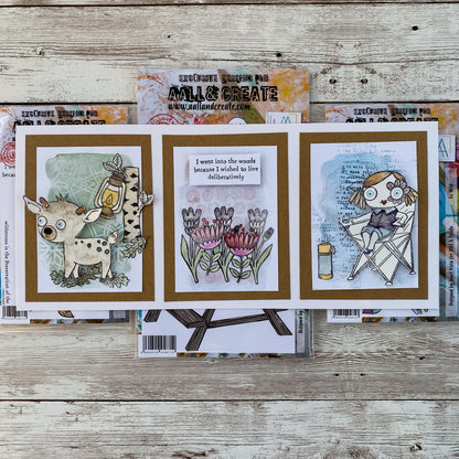 #656 - A7 Clear Stamp Set - Go Wild