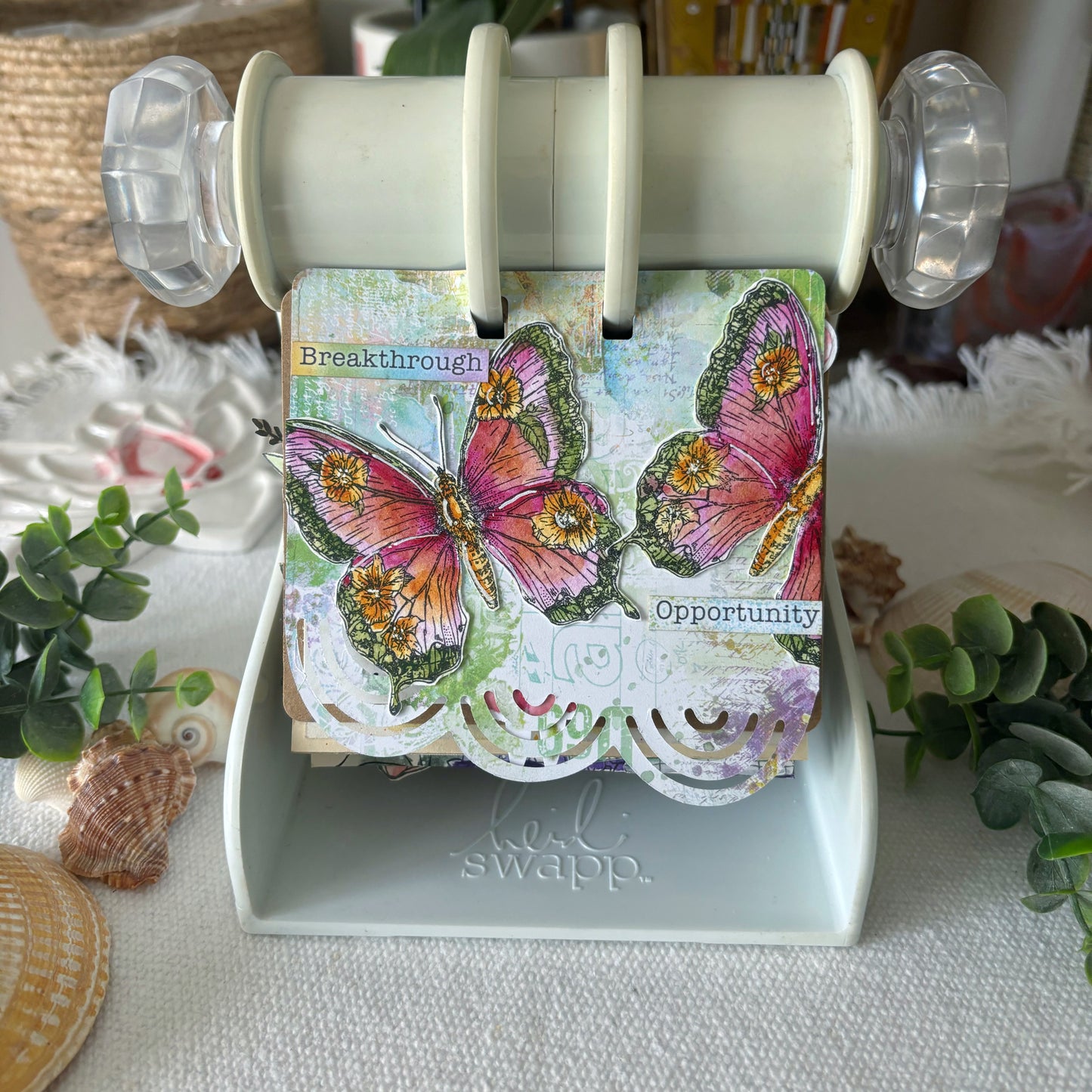 #1171 - A7 Stamp Set - Floral Flyer