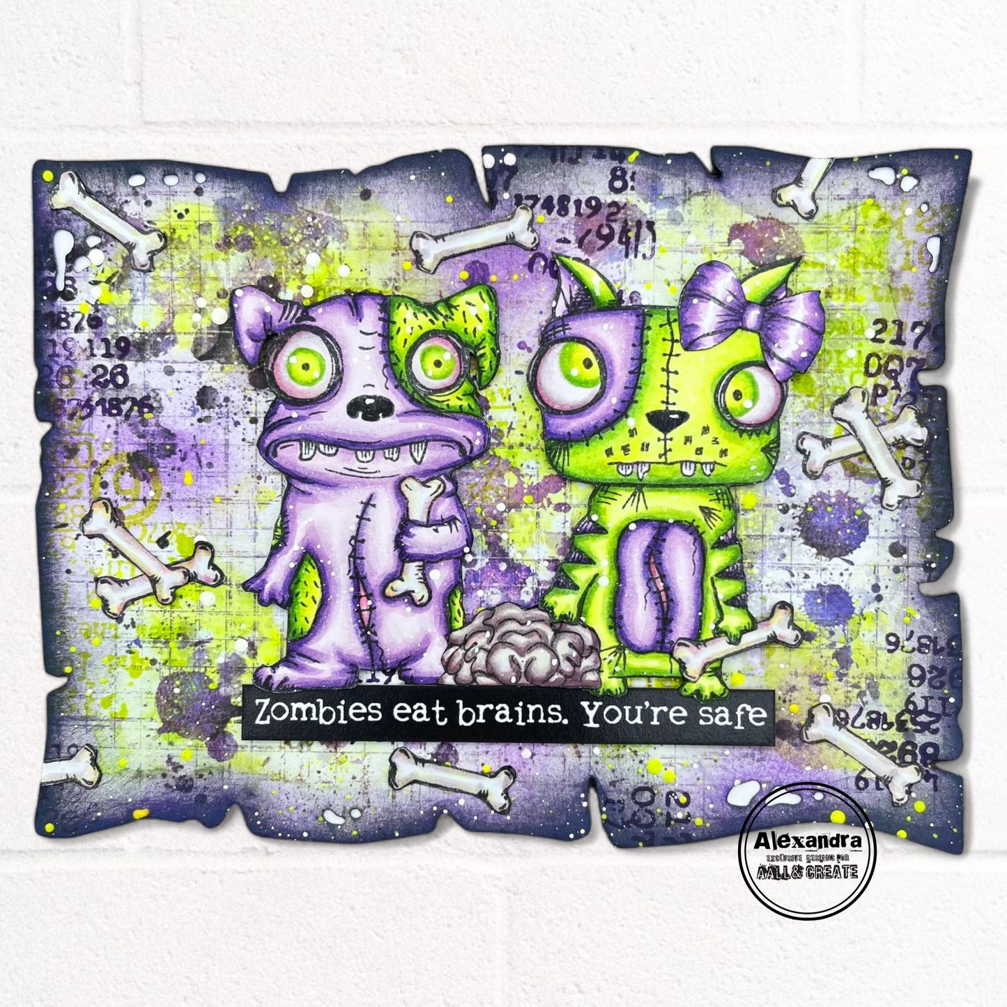 #1202 - A7 Stamp Set - Zombie Night