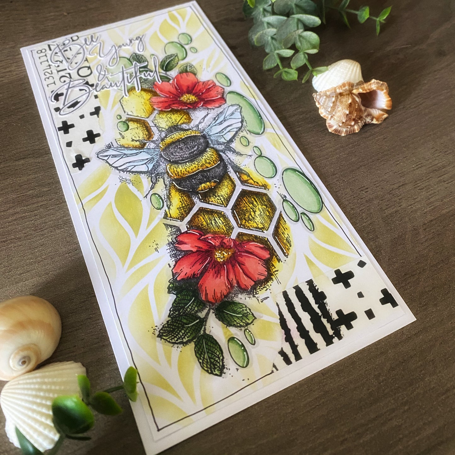 PC-155 - 6"x6" Stencil - Folium