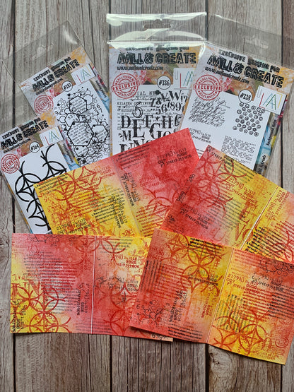 TP-336 - A6 Clear Stamp Set - Bold Alphas